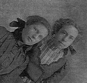 Sarah Taylor and her friend Rose Hyde Logan, Utah